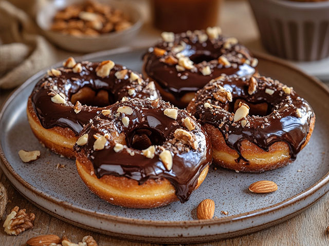 donuts de manzana y almendra sin gluten